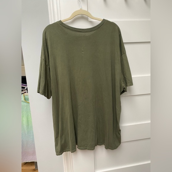 Succulent Skull Oversized Fit Heritage Jersey Tunic Tee - Picture 5 of 8